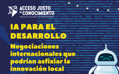 IA para el desarrollo: negociaciones internacionales que podrían asfixiar la innovación local