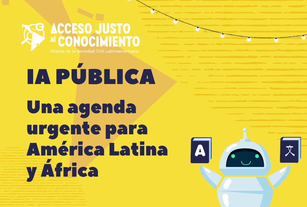 Inteligencia Artificial Pública: una agenda urgente para América Latina y África